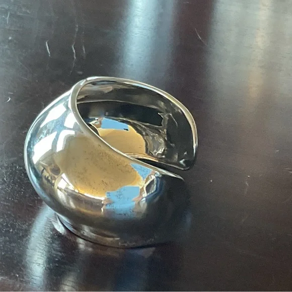 Robert Lee Morris Signed Vintage Bagel Cuff Bracelet Sterling Silver EUC ~$1200 - Picture 4 of 12